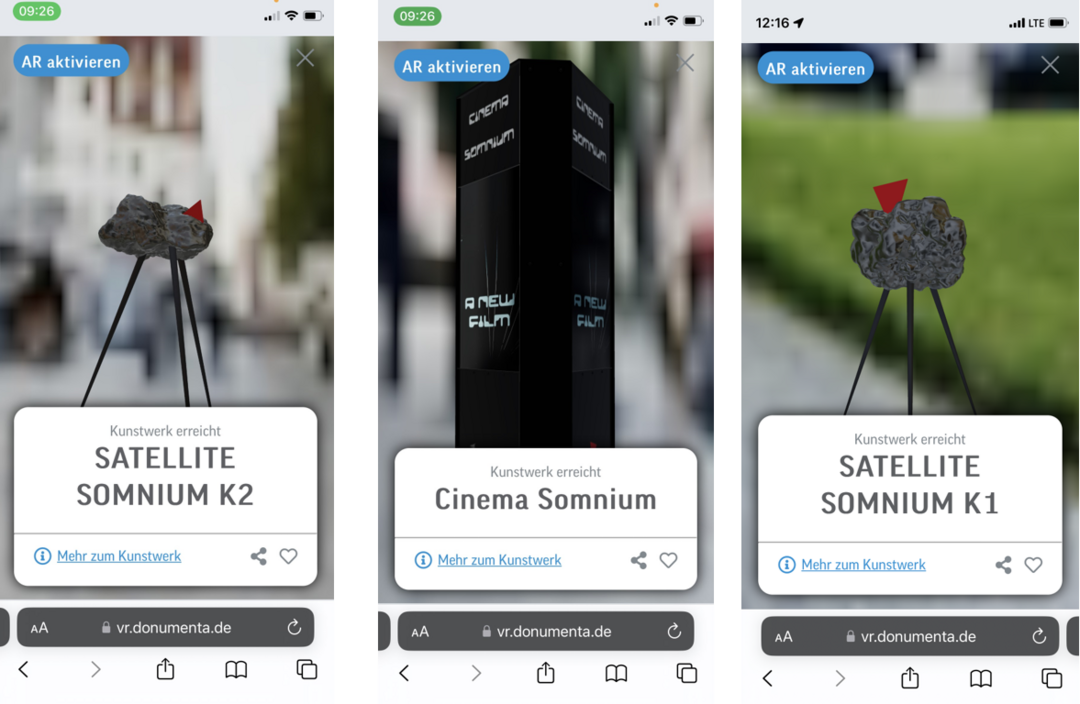 Screenshots vr.donumenta.de